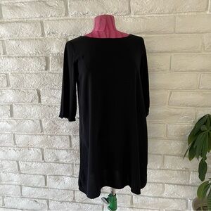 american apparel black babydoll dress Soft Flex Ponte Mini Babydoll Dress for Tall Women in Black 16 / Tall / Black main image 0